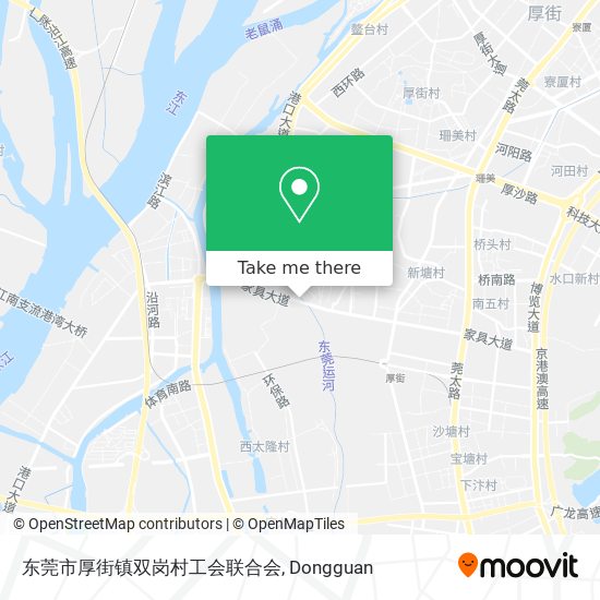 东莞市厚街镇双岗村工会联合会 map