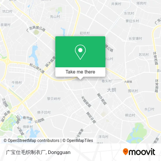 广宝仕毛织制衣厂 map