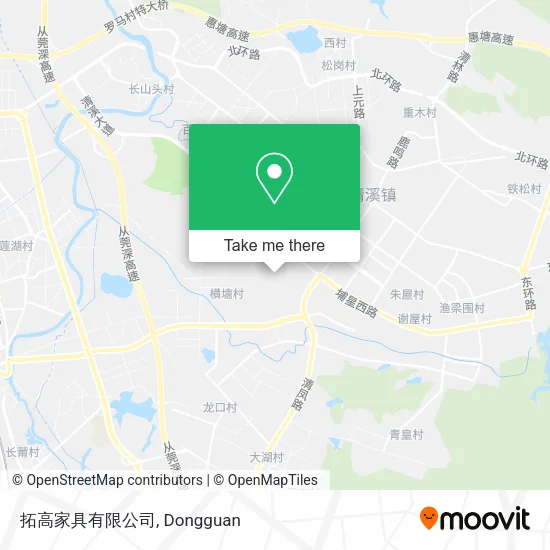 拓高家具有限公司 map