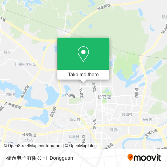 福泰电子有限公司 map