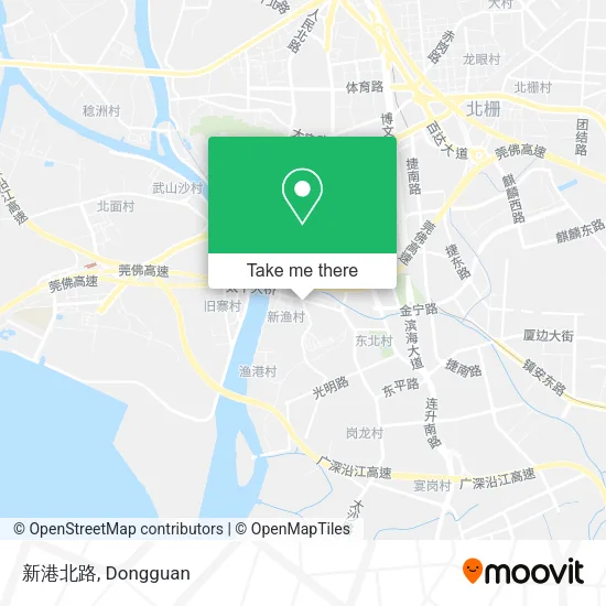 新港北路 map