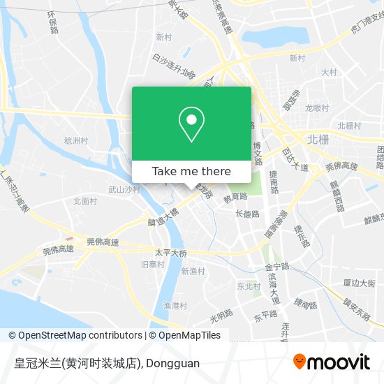 皇冠米兰(黄河时装城店) map