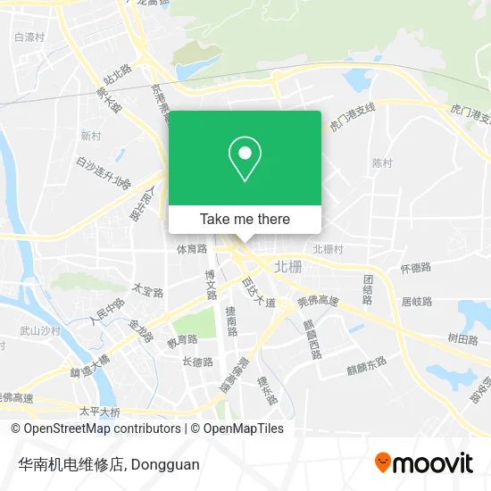 华南机电维修店 map