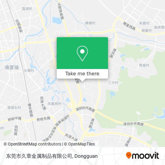 东莞市久章金属制品有限公司 map