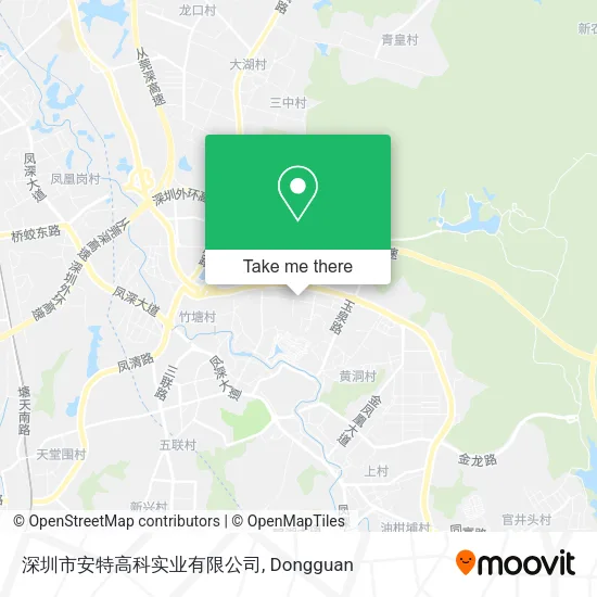 深圳市安特高科实业有限公司 map