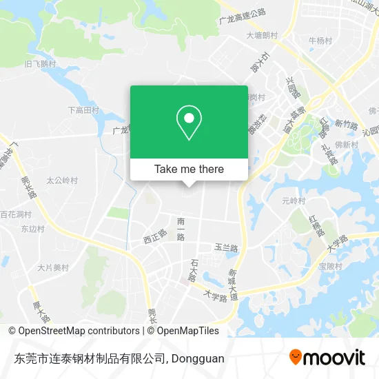 东莞市连泰钢材制品有限公司 map