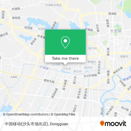 中国移动(沙头市场街店) map