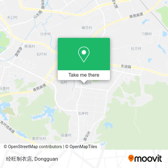 经旺制衣店 map