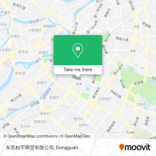 东莞柏宇商贸有限公司 map