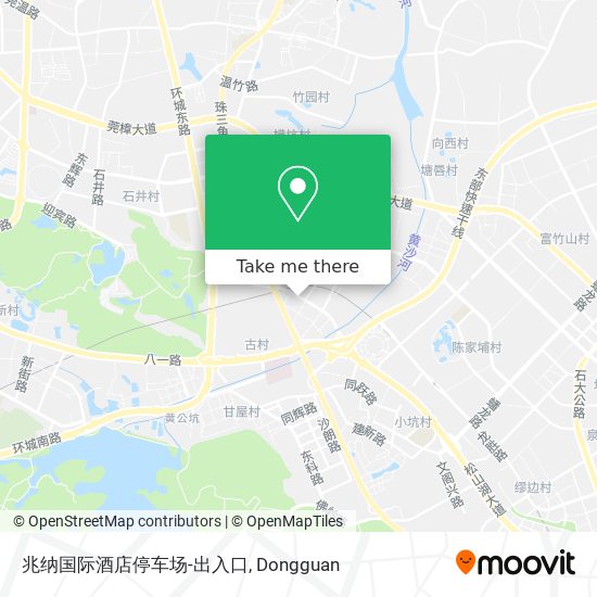 兆纳国际酒店停车场-出入口 map