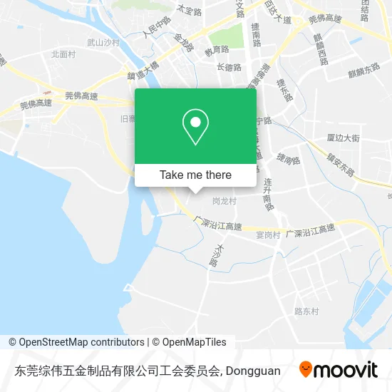东莞综伟五金制品有限公司工会委员会 map