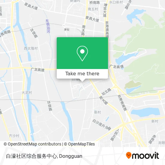 白濠社区综合服务中心 map