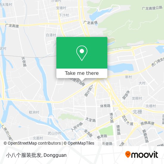 小八个服装批发 map