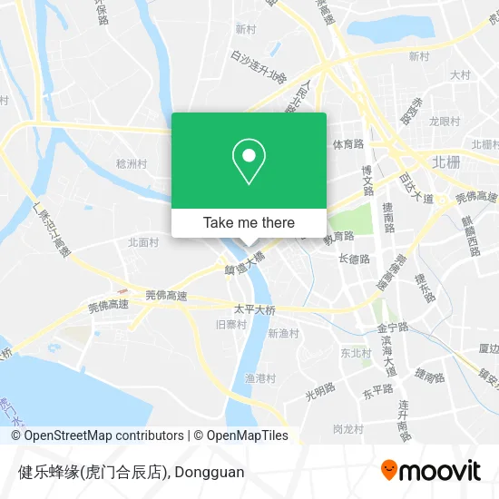 健乐蜂缘(虎门合辰店) map