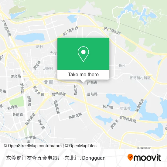 东莞虎门友合五金电器厂-东北门 map