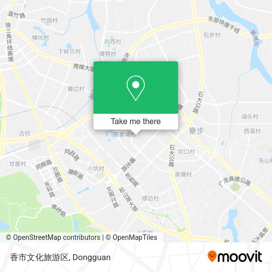 香市文化旅游区 map