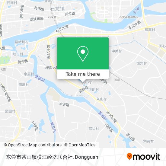 东莞市茶山镇横江经济联合社 map
