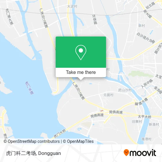 虎门科二考场 map