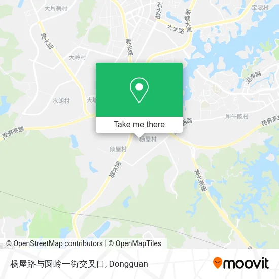 杨屋路与圆岭一街交叉口 map