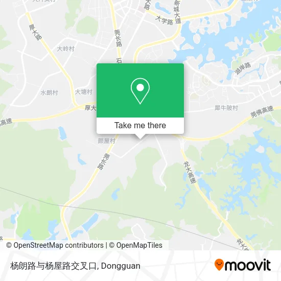 杨朗路与杨屋路交叉口 map