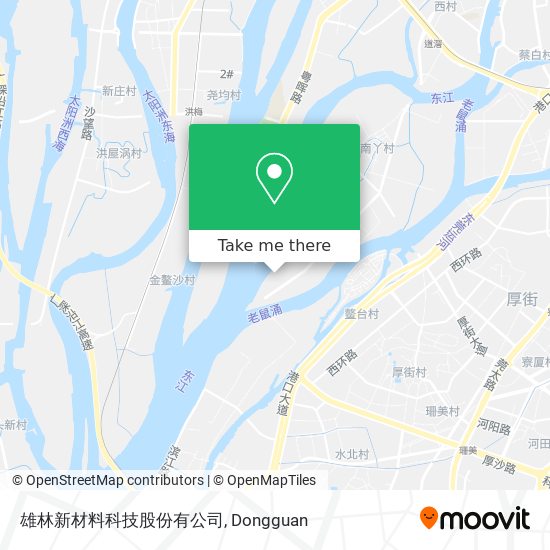 雄林新材料科技股份有公司 map