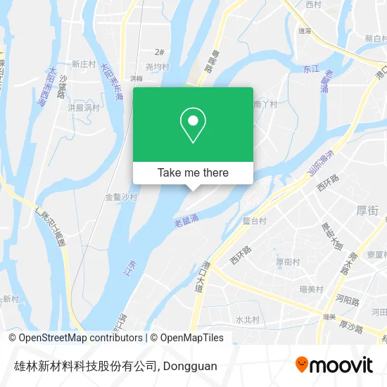 雄林新材料科技股份有公司 map
