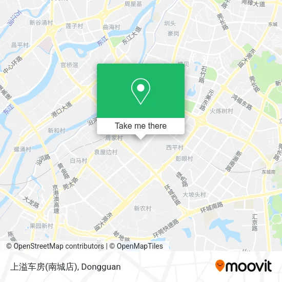 上溢车房(南城店) map