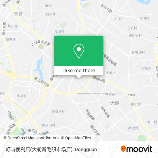 叮当便利店(大朗新毛织市场店) map