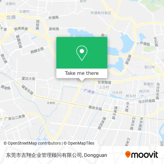 东莞市吉翔企业管理顾问有限公司 map