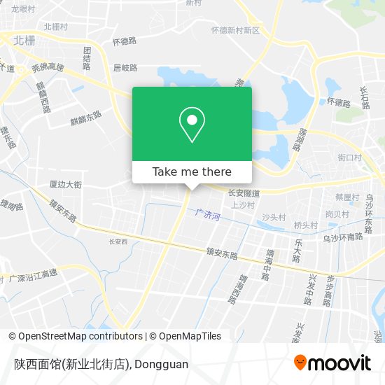 陕西面馆(新业北街店) map