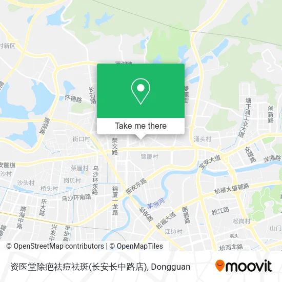 资医堂除疤祛痘祛斑(长安长中路店) map