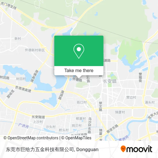 东莞市巨给力五金科技有限公司 map