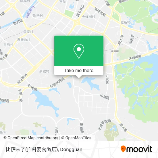 比萨来了(广科爱食尚店) map