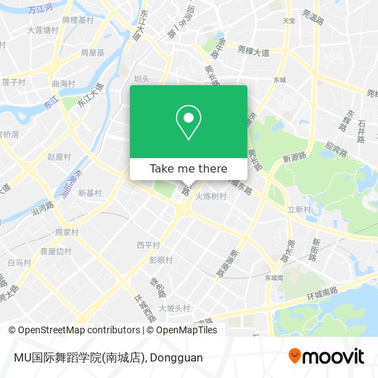 MU国际舞蹈学院(南城店) map