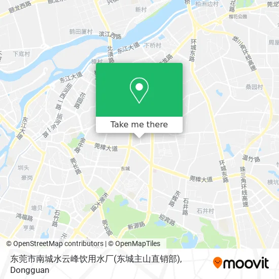 东莞市南城水云峰饮用水厂(东城主山直销部) map