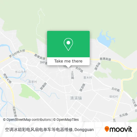 空调冰箱彩电风扇电单车等电器维修 map