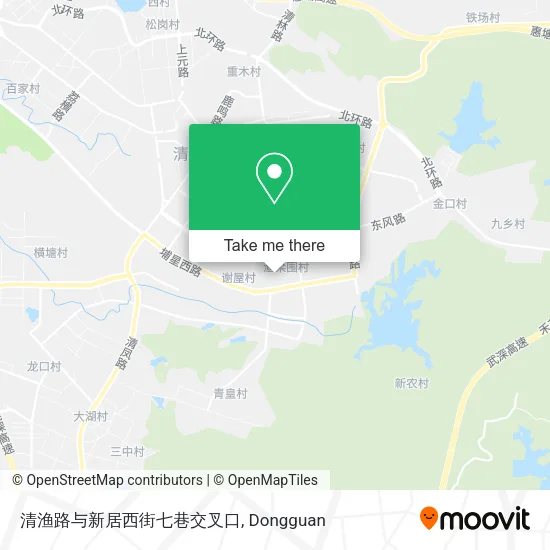 清渔路与新居西街七巷交叉口 map