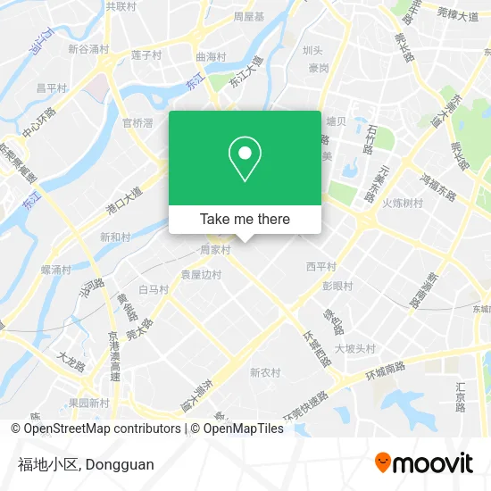 福地小区 map