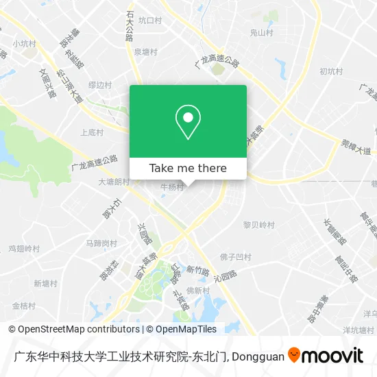 广东华中科技大学工业技术研究院-东北门 map