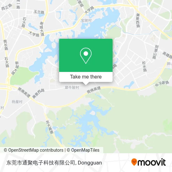 东莞市通聚电子科技有限公司 map