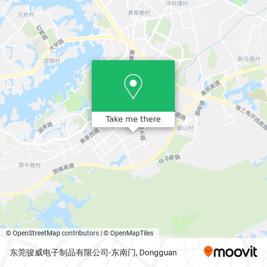 东莞骏威电子制品有限公司-东南门 map