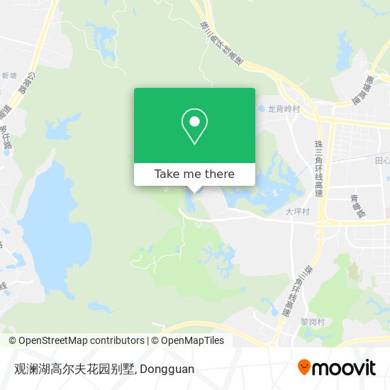 观澜湖高尔夫花园别墅 map