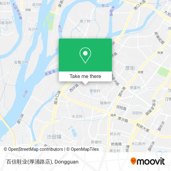 百信鞋业(厚涌路店) map