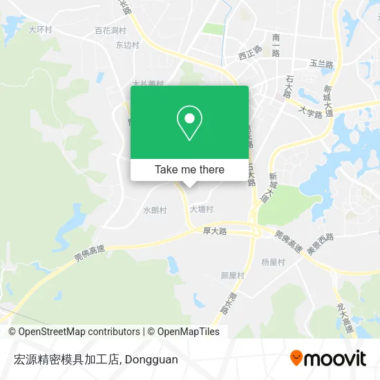宏源精密模具加工店 map