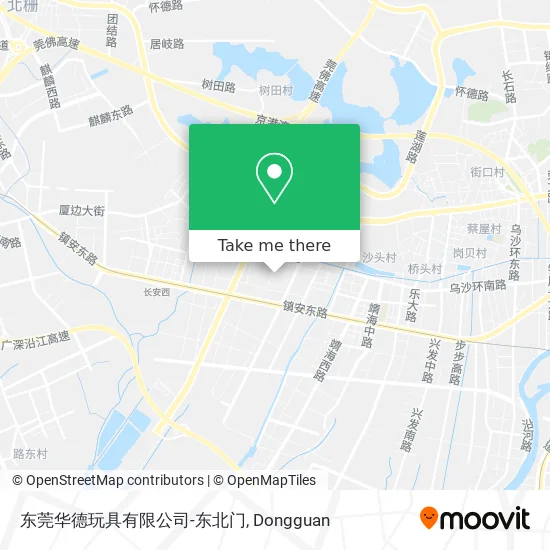 东莞华德玩具有限公司-东北门 map