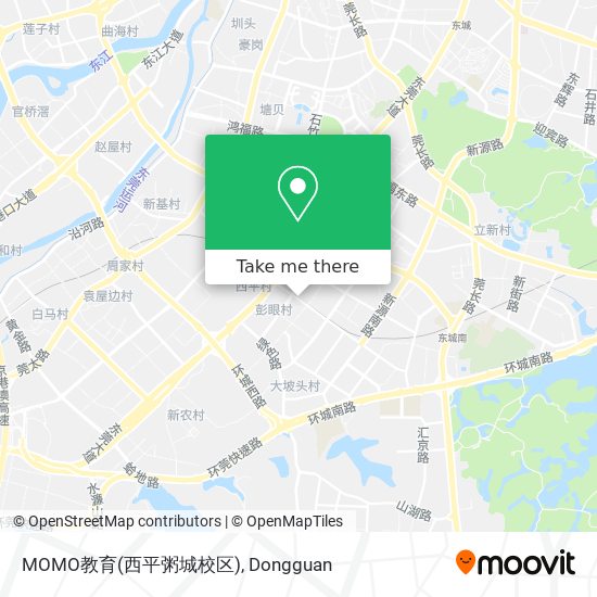 MOMO教育(西平粥城校区) map