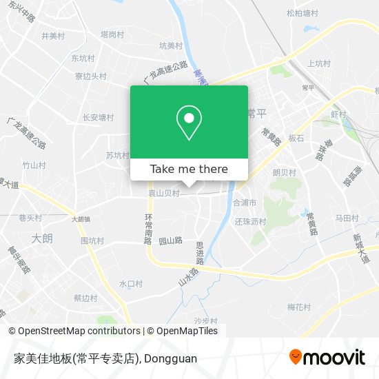 家美佳地板(常平专卖店) map