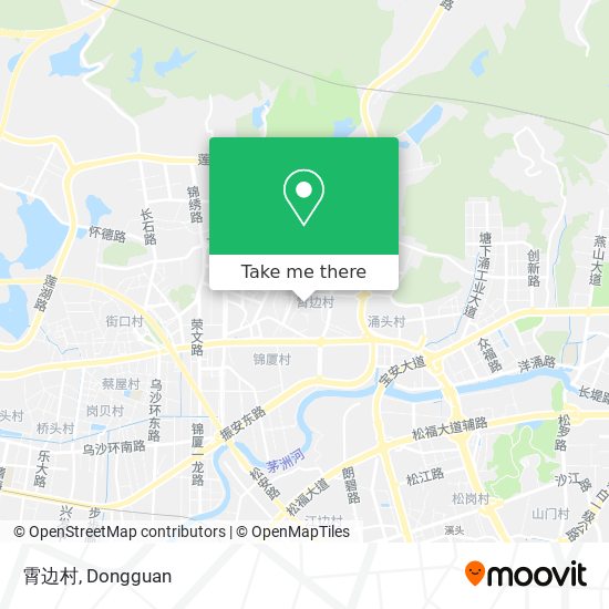 霄边村 map