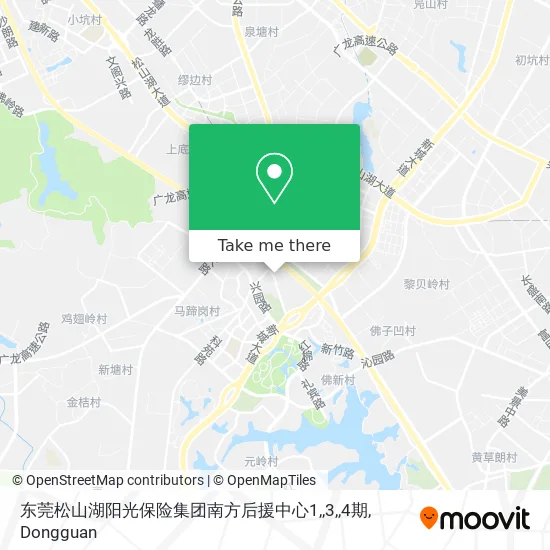 东莞松山湖阳光保险集团南方后援中心1,,3,,4期 map