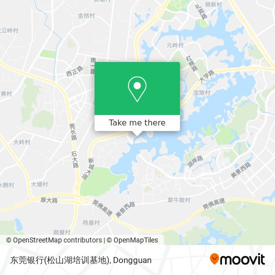 东莞银行(松山湖培训基地) map
